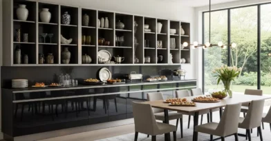 Aparadores e buffets integrados