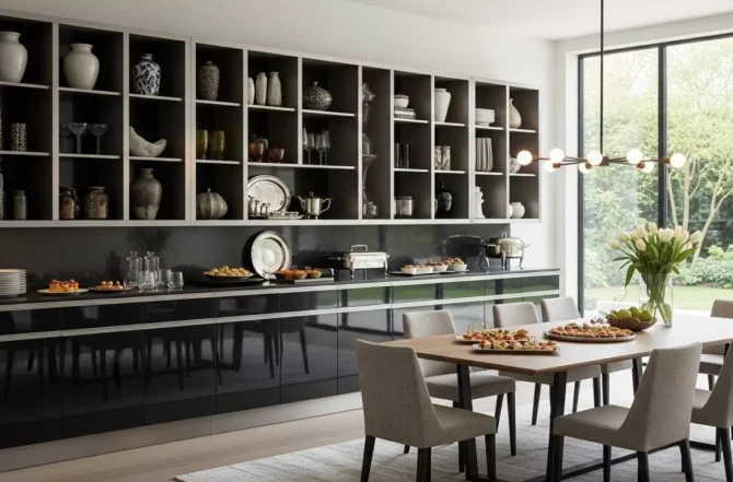 Aparadores e buffets integrados Aparadores e buffets integrados