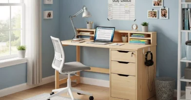 Bancadas para apoio ou estudo