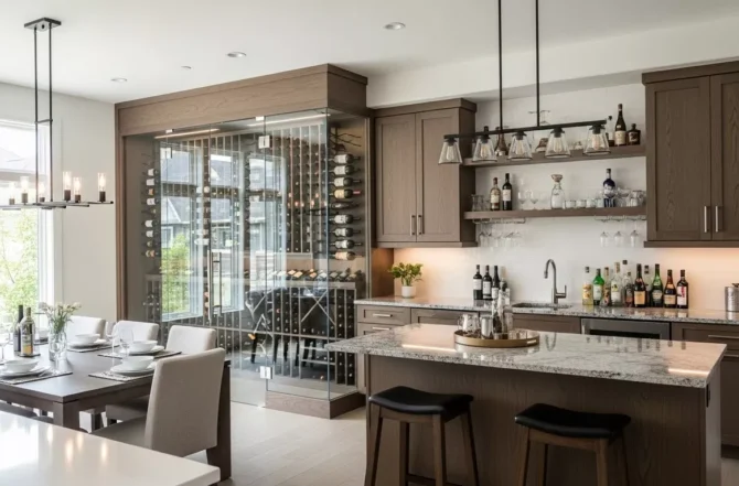 Estações de bar ou adegas embutidas Estações de bar ou adegas embutidas