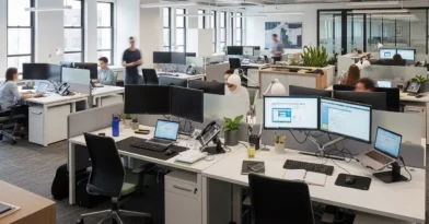 Estações de trabalho compartilhadas