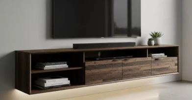 Móveis suspensos (livres do piso)