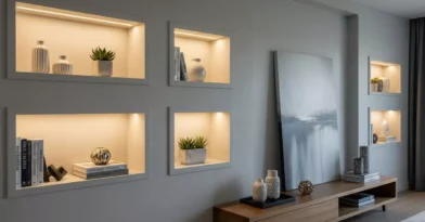 Nichos embutidos em parede