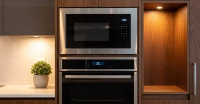 Nichos para micro-ondas e forno embutido