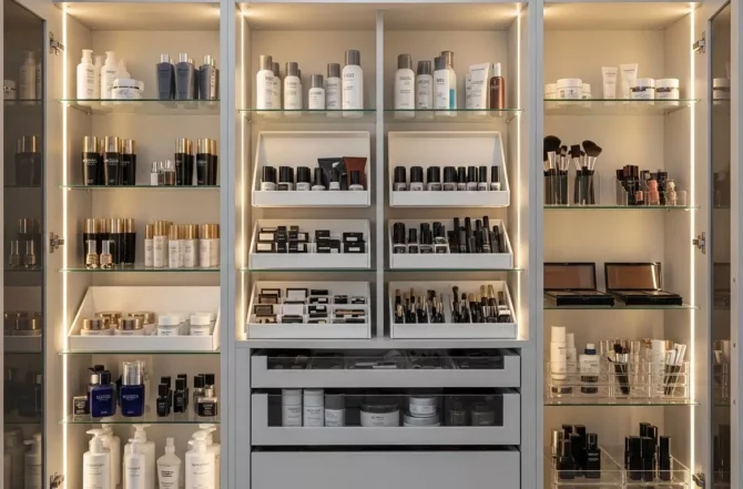 Organizações internas para cosméticos