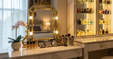 Penteadeiras e bancadas de maquiagem