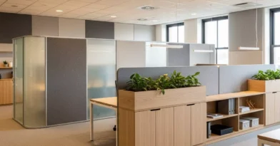 Revestimentos e Divisórias Integradas aos Móveis